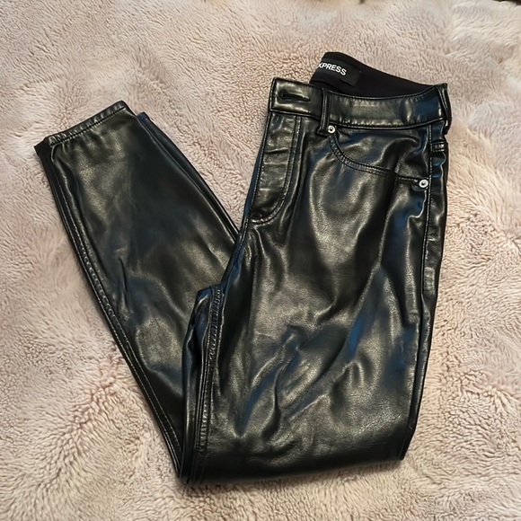 Express Leather pants - Picture 1 of 5